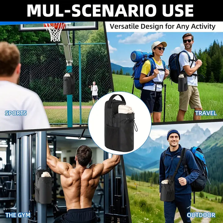 Magnetic Gym & Sports Sling Bag (Without Bottle) - Infinitemartpk.store