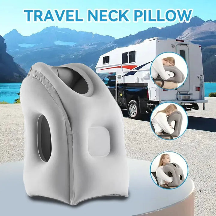Inflatable Sleeping Travel Pillow - Infinitemartpk.store