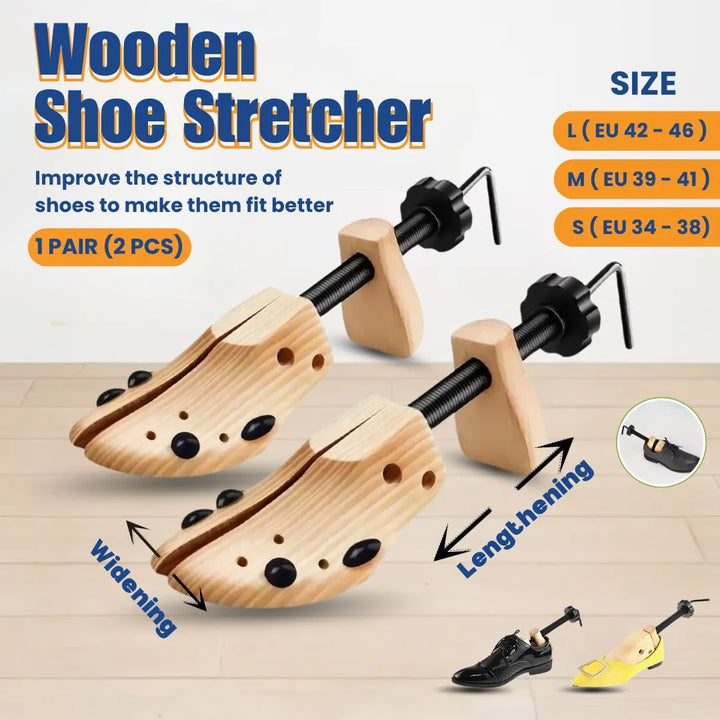 Universal Wooden Shoe Stretcher - Infinitemartpk.store