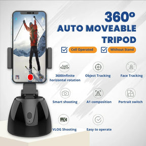 360 Degree Auto Move Tripod (Cell Operated) - Infinitemartpk.store