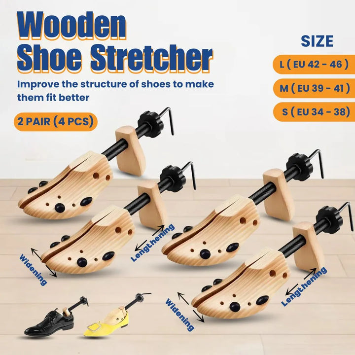 Universal Wooden Shoe Stretcher - Infinitemartpk.store