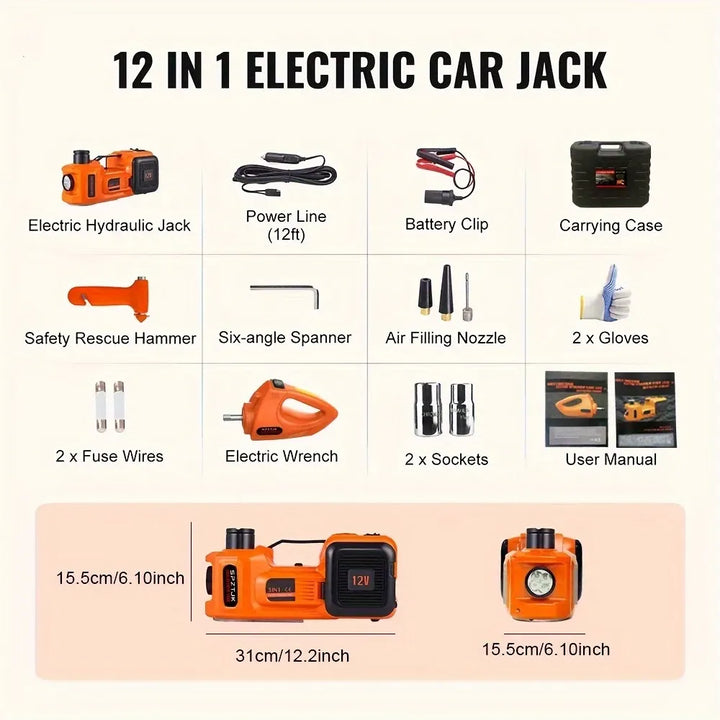 5 Ton Hydraulic Car Jack Kit - Infinitemartpk.store