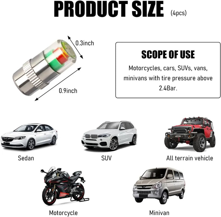 Tire Pressure Sensor Cap - Infinitemartpk.store