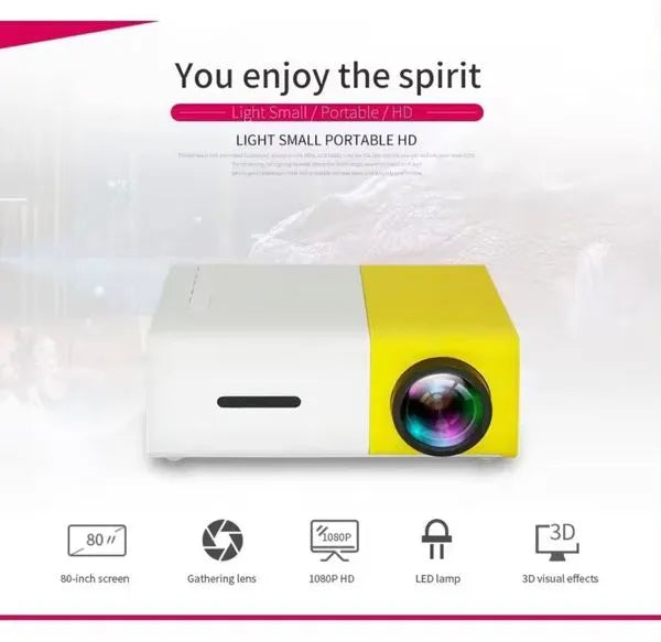 LED Portable Mini Projector - Infinitemartpk.store