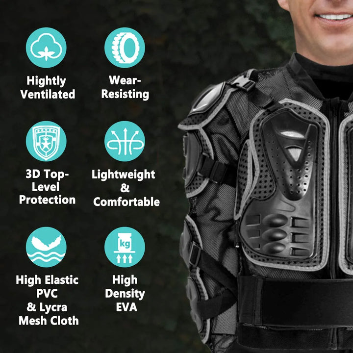 Body Armor Motocross Protection Jacket - Infinitemartpk.store