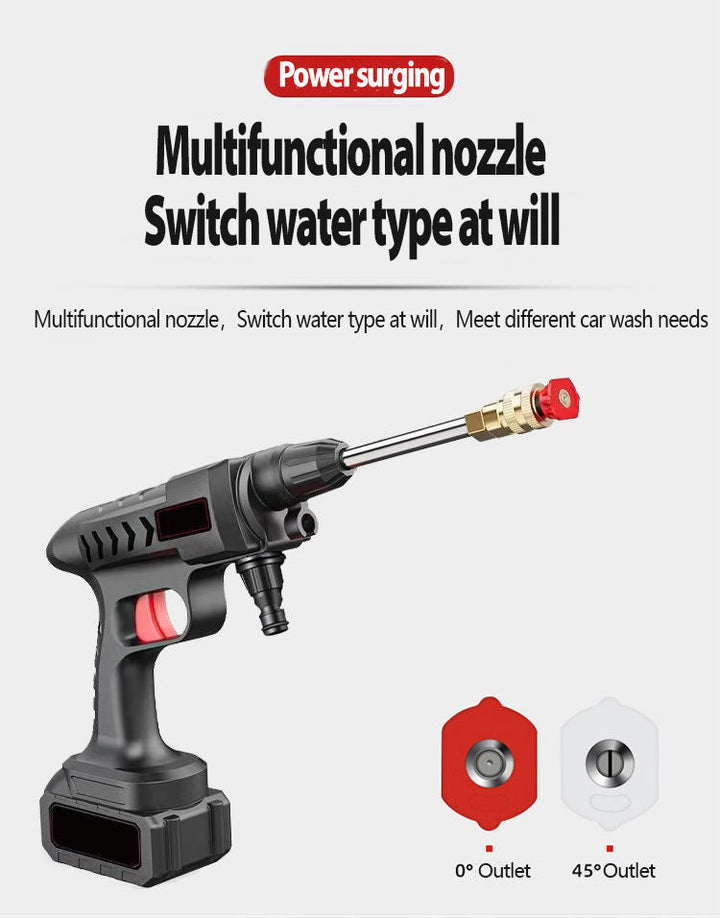Wireless Car Washer Gun (Double Battery Included) - Infinitemartpk.store