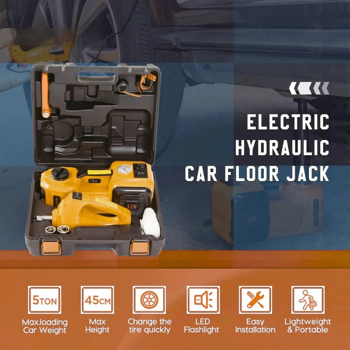 5 Ton Hydraulic Car Jack Kit - Infinitemartpk.store
