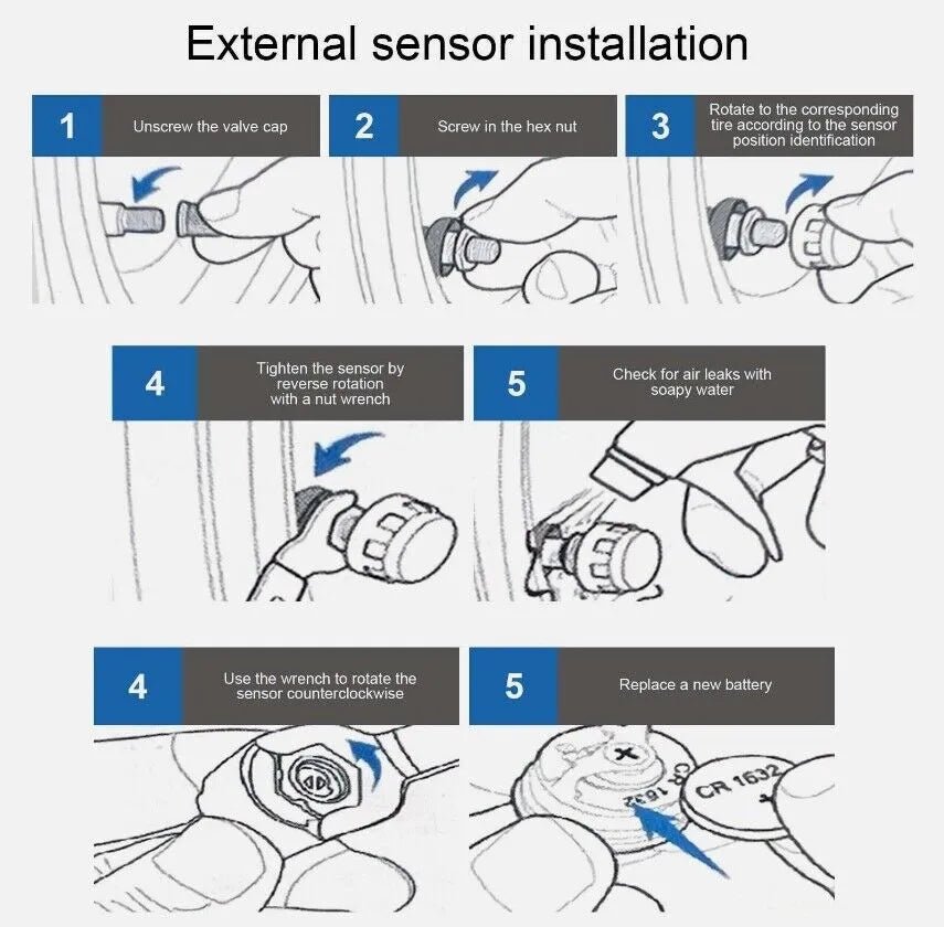 Car Tire Pressure Monitoring System - Infinitemartpk.store