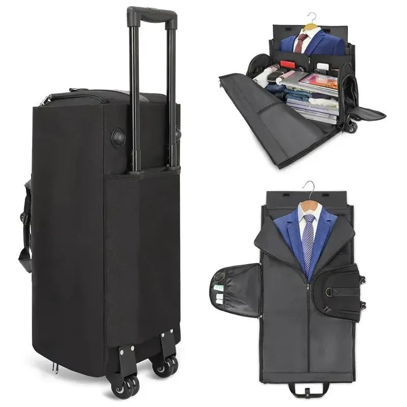 Convertible Duffle Garment Bag with Wheels - Infinitemartpk.store