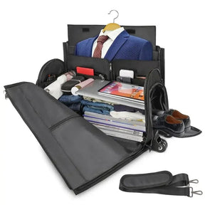 Convertible Duffle Garment Bag with Wheels - Infinitemartpk.store