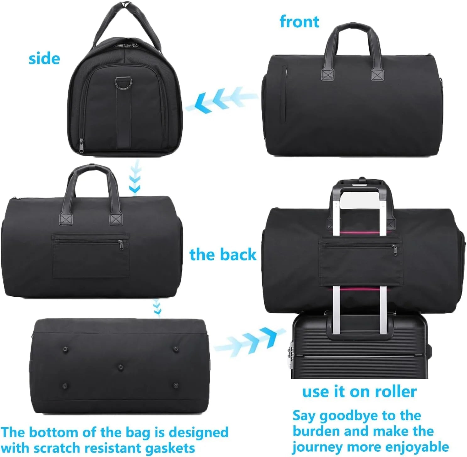 Convertible Duffle Garment Bag without Wheel - Infinitemartpk.store