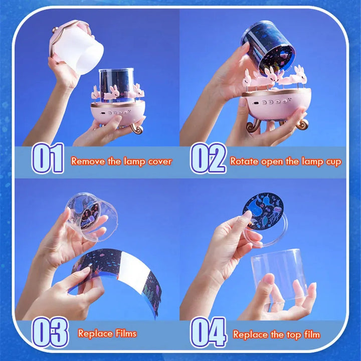 Magical LED Night Light Projector Lamp - Infinitemartpk.store
