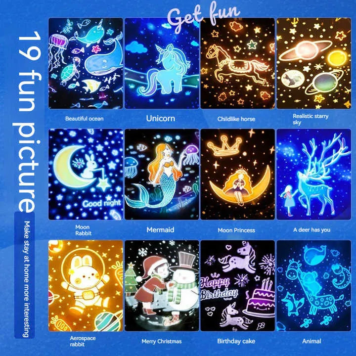 Magical LED Night Light Projector Lamp - Infinitemartpk.store