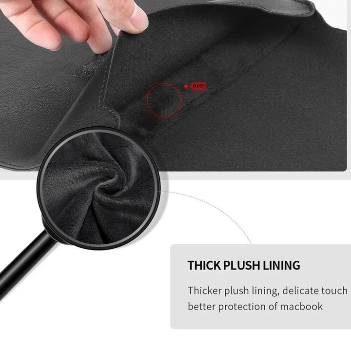 Laptop Sleeve Bag with Stand (Leather) - Infinitemartpk.store