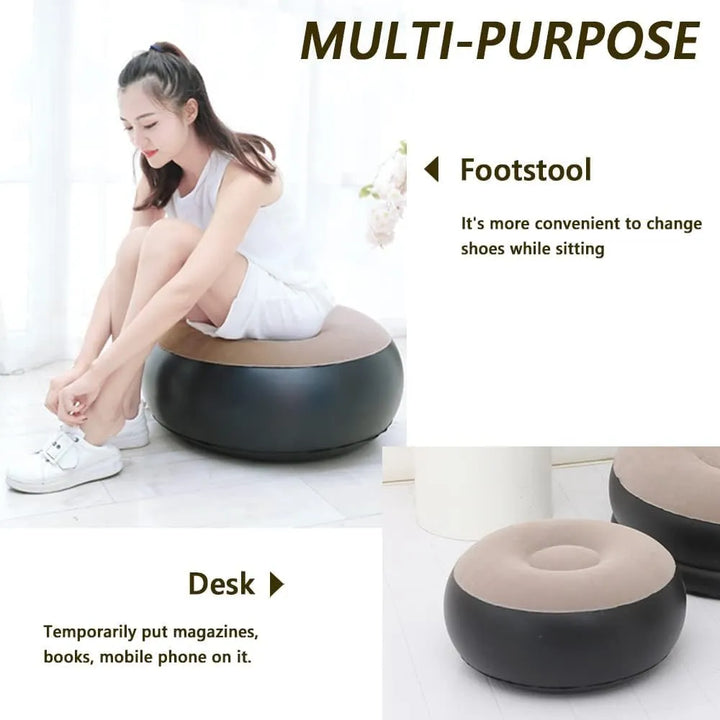 Inflatable Sofa with Footrest and Free Electric Inflator - Infinitemartpk.store
