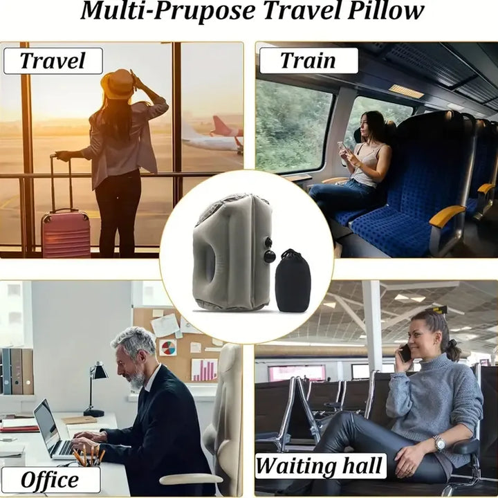 Inflatable Sleeping Travel Pillow - Infinitemartpk.store