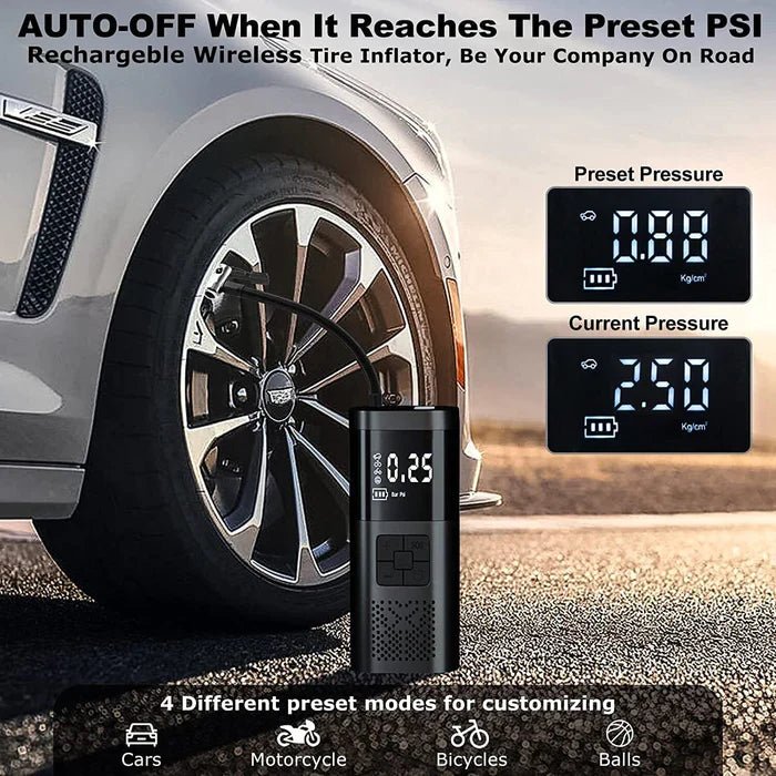 Portable Car Air Pump - Infinitemartpk.store